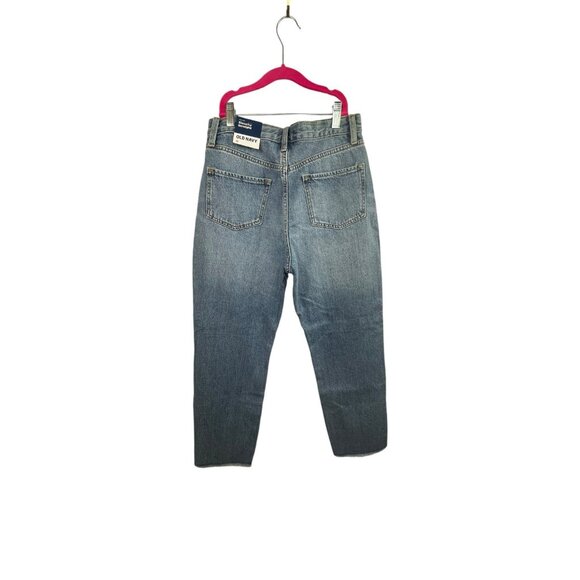 Old Navy NWT Slouchy Straight High Rise Jeans Kids Size 16 - Picture 8 of 8